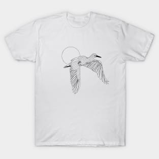 Snowy Egret Bird T-Shirt